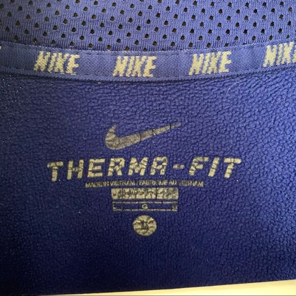 Nike Therma-Fit Blue Quarter Zip Sweatshirt - Picture 3 of 6